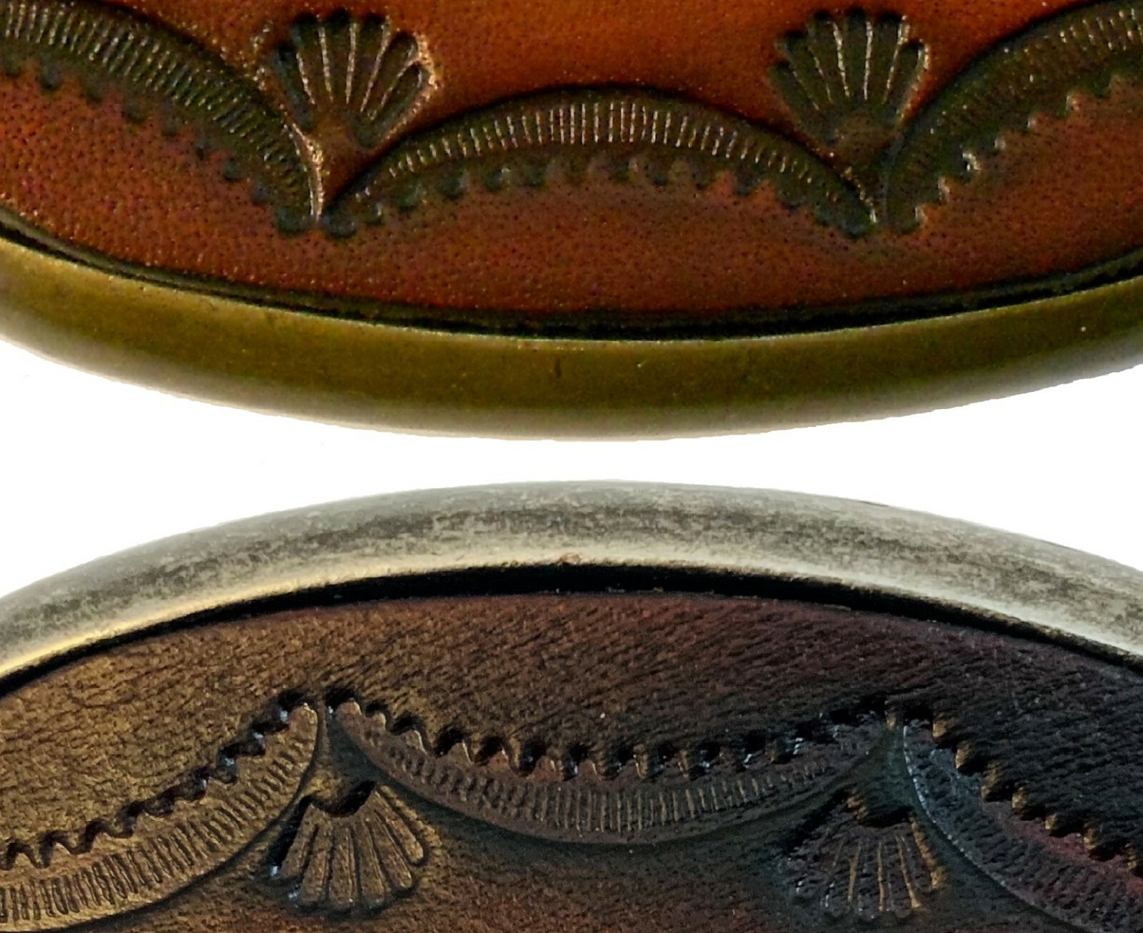 MADE to ORDER Custom Tooled Leather Belt Buckle, Names or Initials, 6 Letters