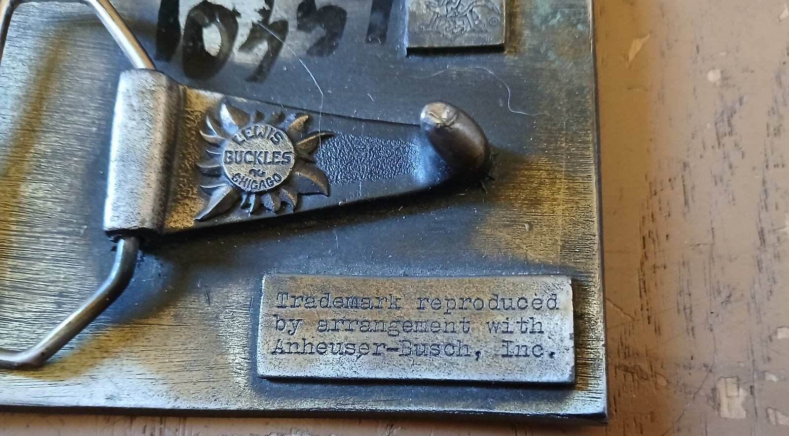 Budweiser Belt Buckle – Used