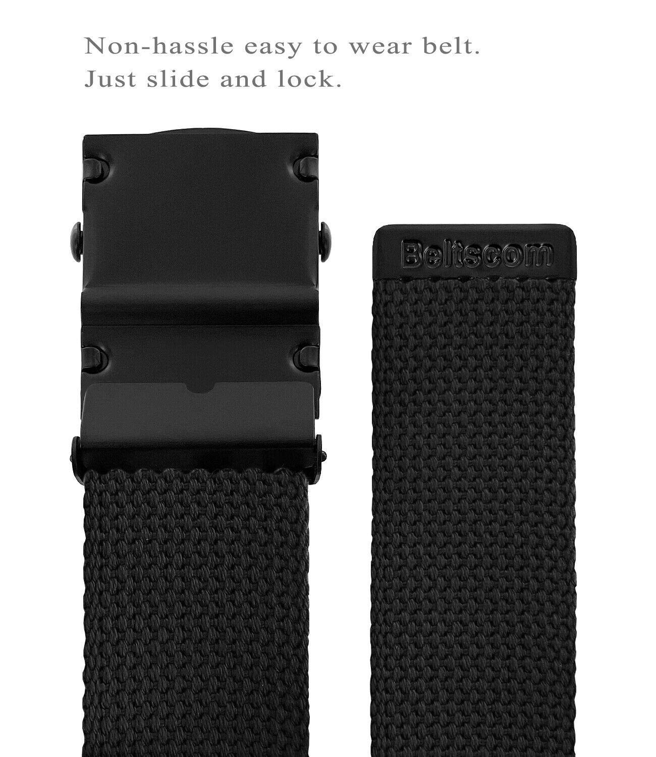 ALC-1-5 Military Belt Canvas Web Non One Size, 1 Pack G201 – Black