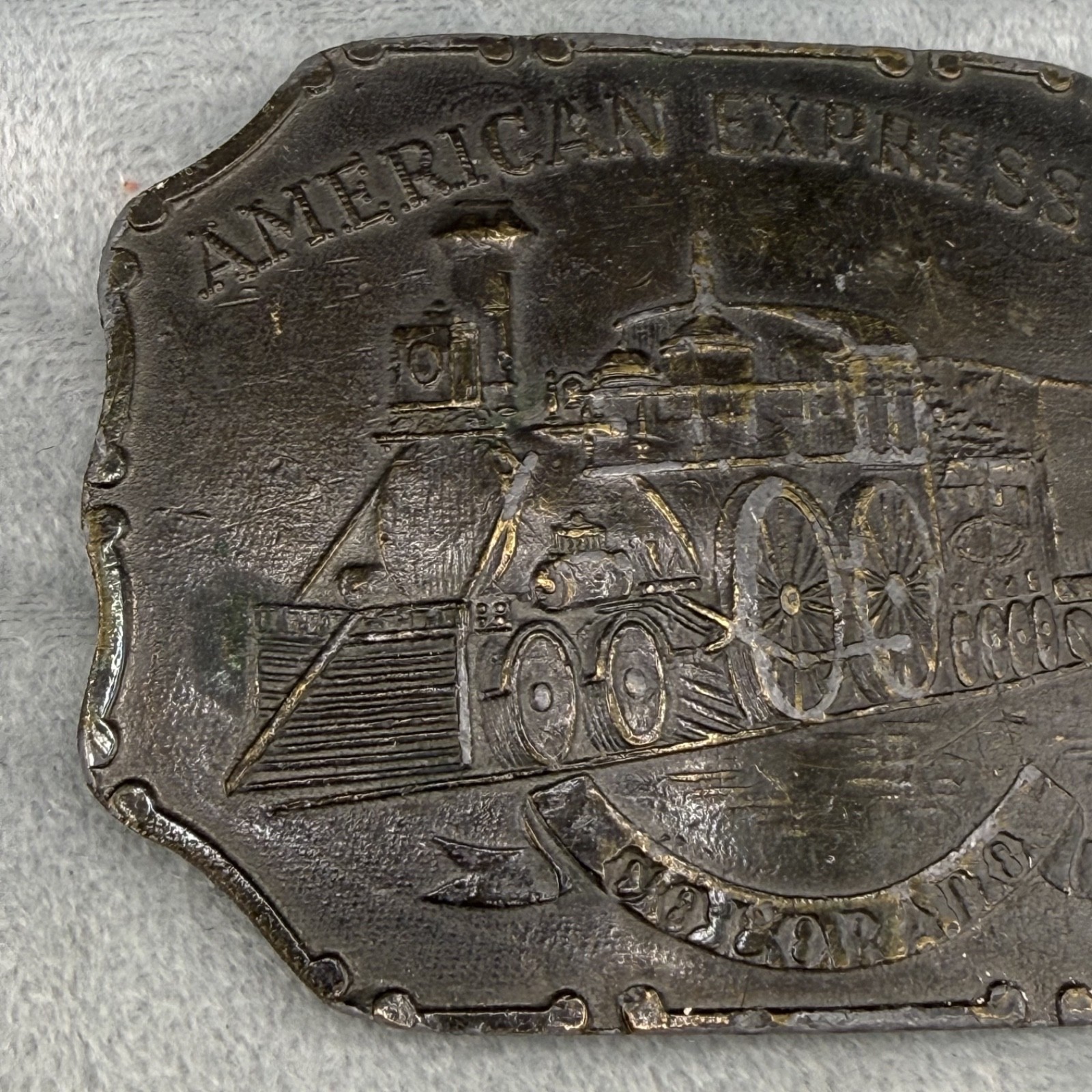 Vintage American Express Co.Belt Buckle Lewis Buckles