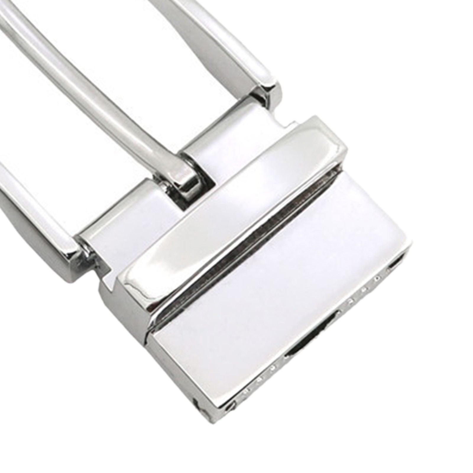 Alloy Belt Buckle Reversible for 33mm-34mm Belt for Leather Strap Classic Single