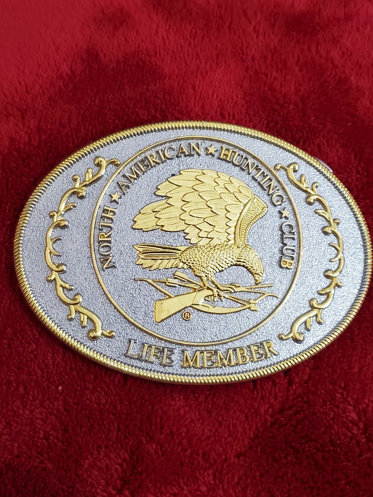 « NORTH AMERICAN HUNTING CLUB LIFE MEMBER » Belt Buckle