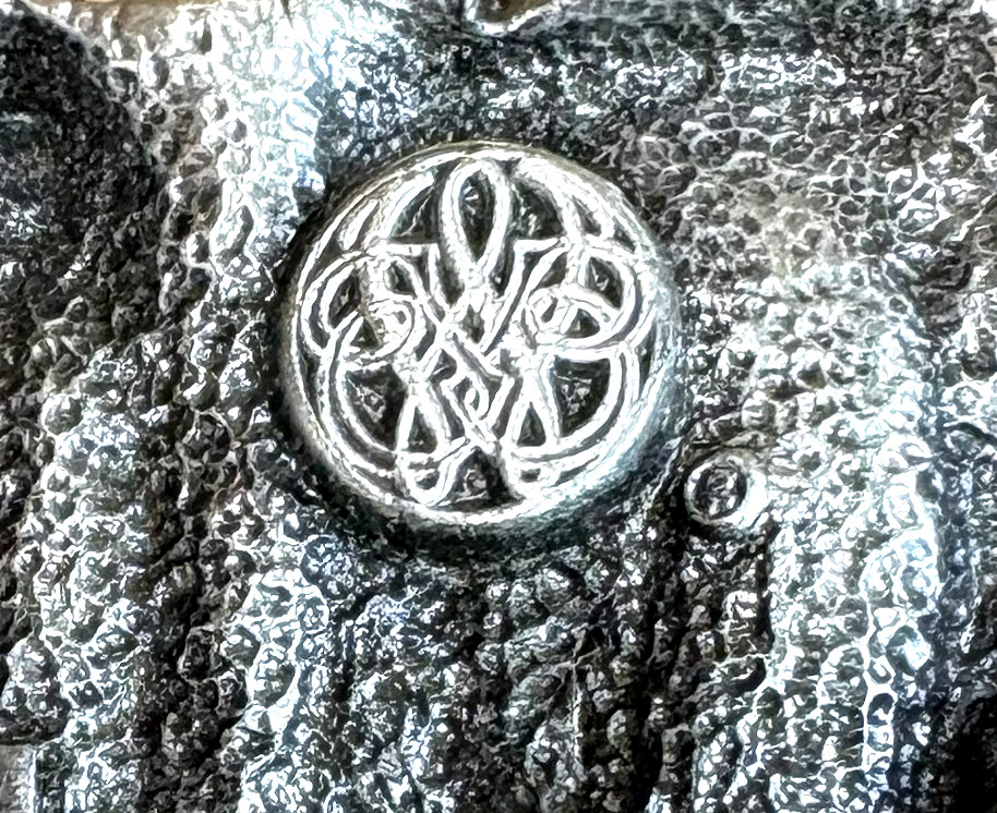 SOLID PEWTER BELT BUCKLE, « GOLF » 3-D DESIGN, SISKIYOU BUCKLE CO. 1985