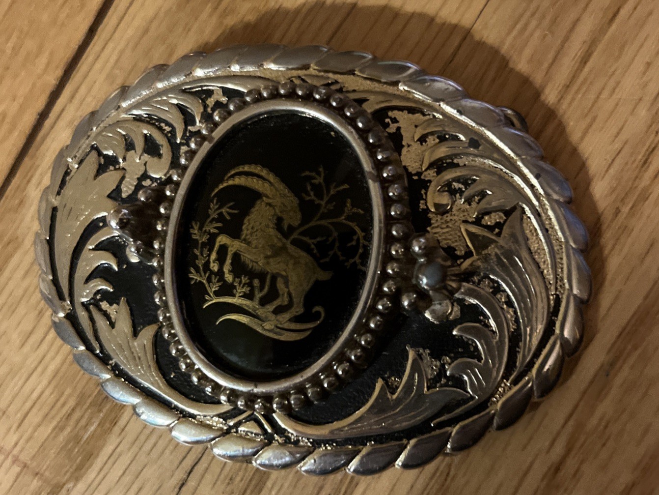 Capricorn belt buckle Capricorn Sea Goat Horoscope Astrological Zodiac Rare