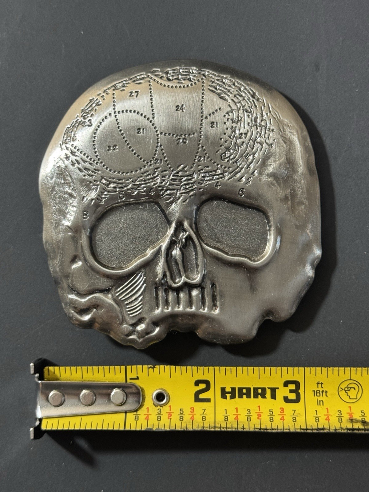 Vintage Black Label Society Skull Head Belt Buckle