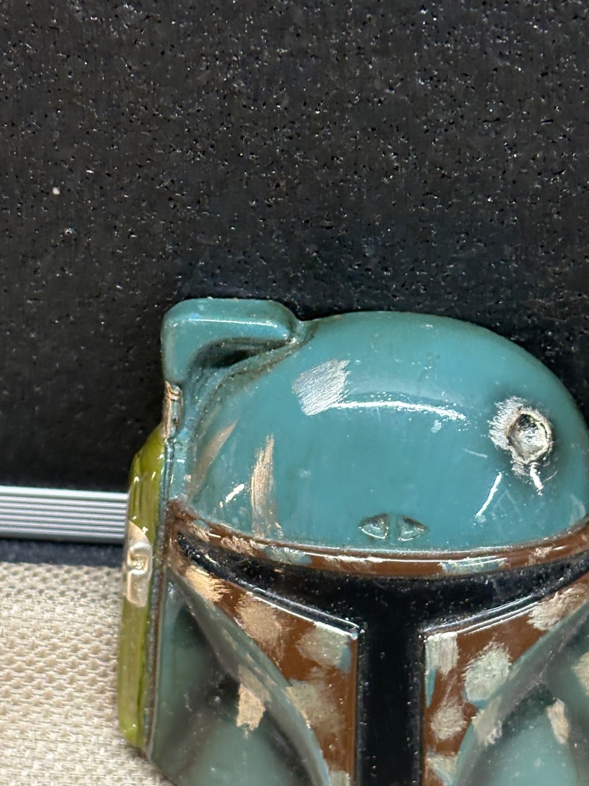 Star Wars Belt Buckle Licensed BOBA FETT Green Worn look 3&Prime; in size