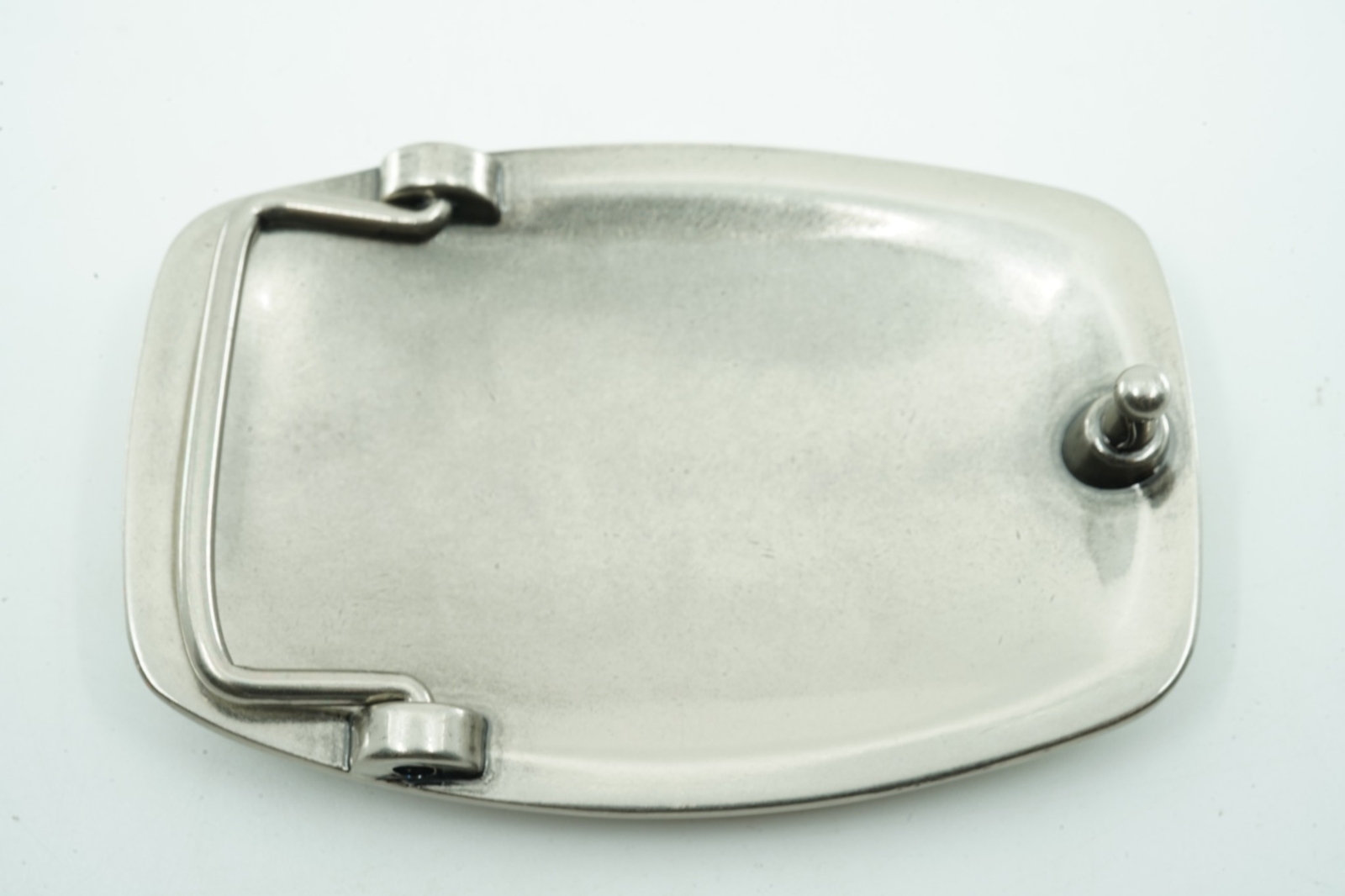 Silver Plated Cross Knot Solid Metal Belt Buckle