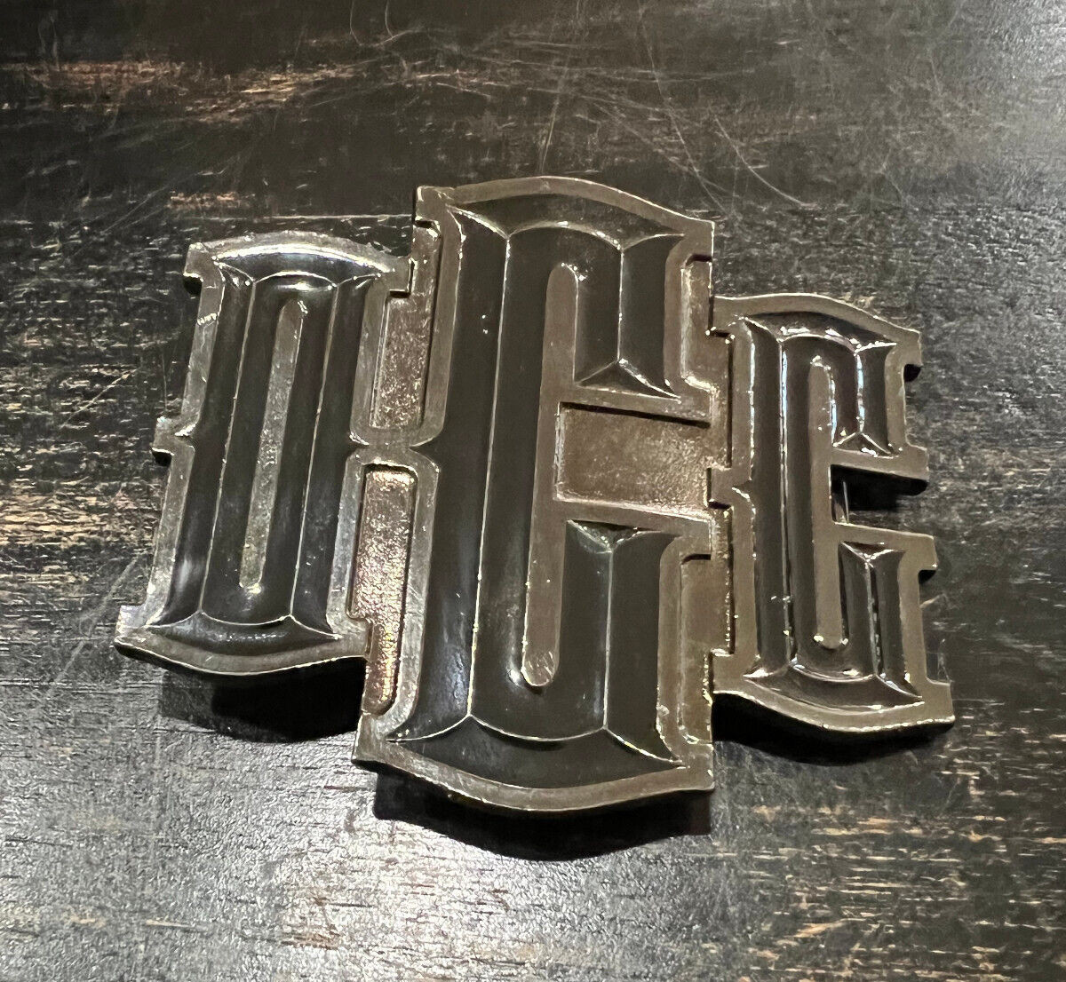 Orange County Choppers Belt Buckle – Officially Lic – OCC Black Buckle – New