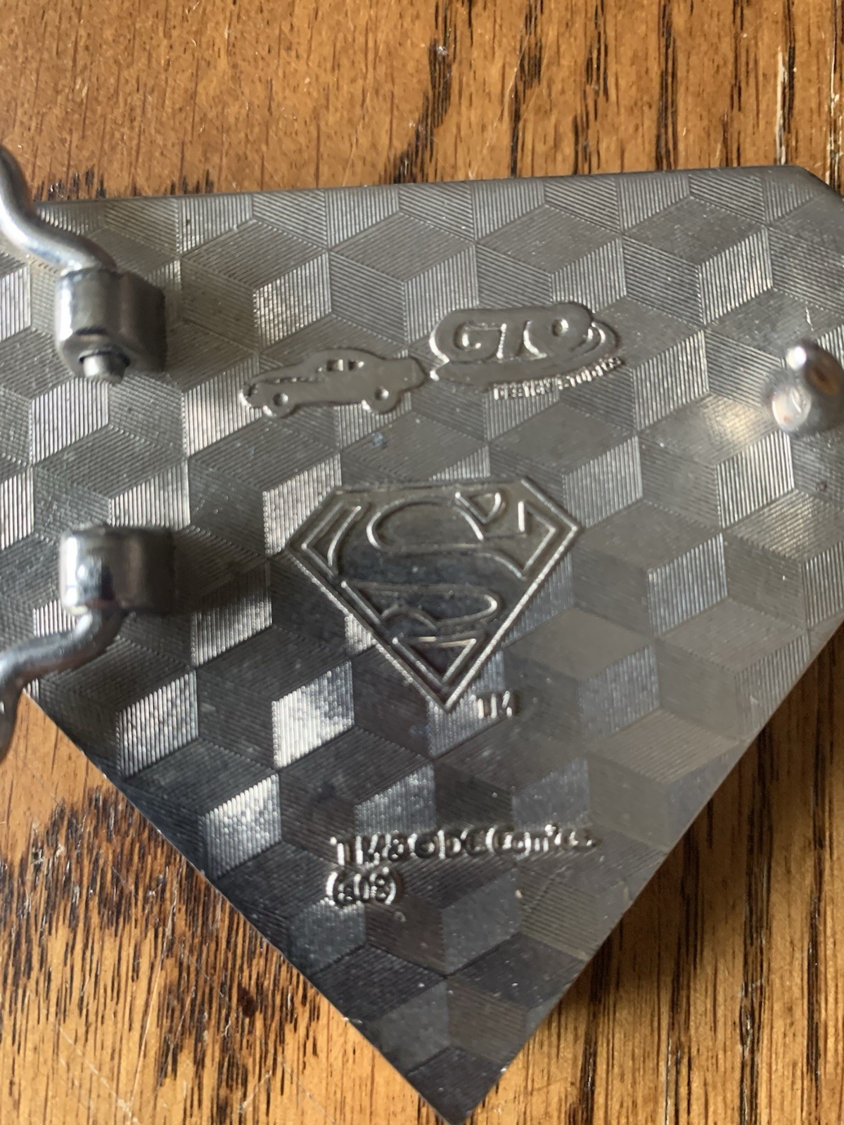 ☄️SUPERMAN 💥Belt Buckle Classic Logo DC Comics s08 GTO
