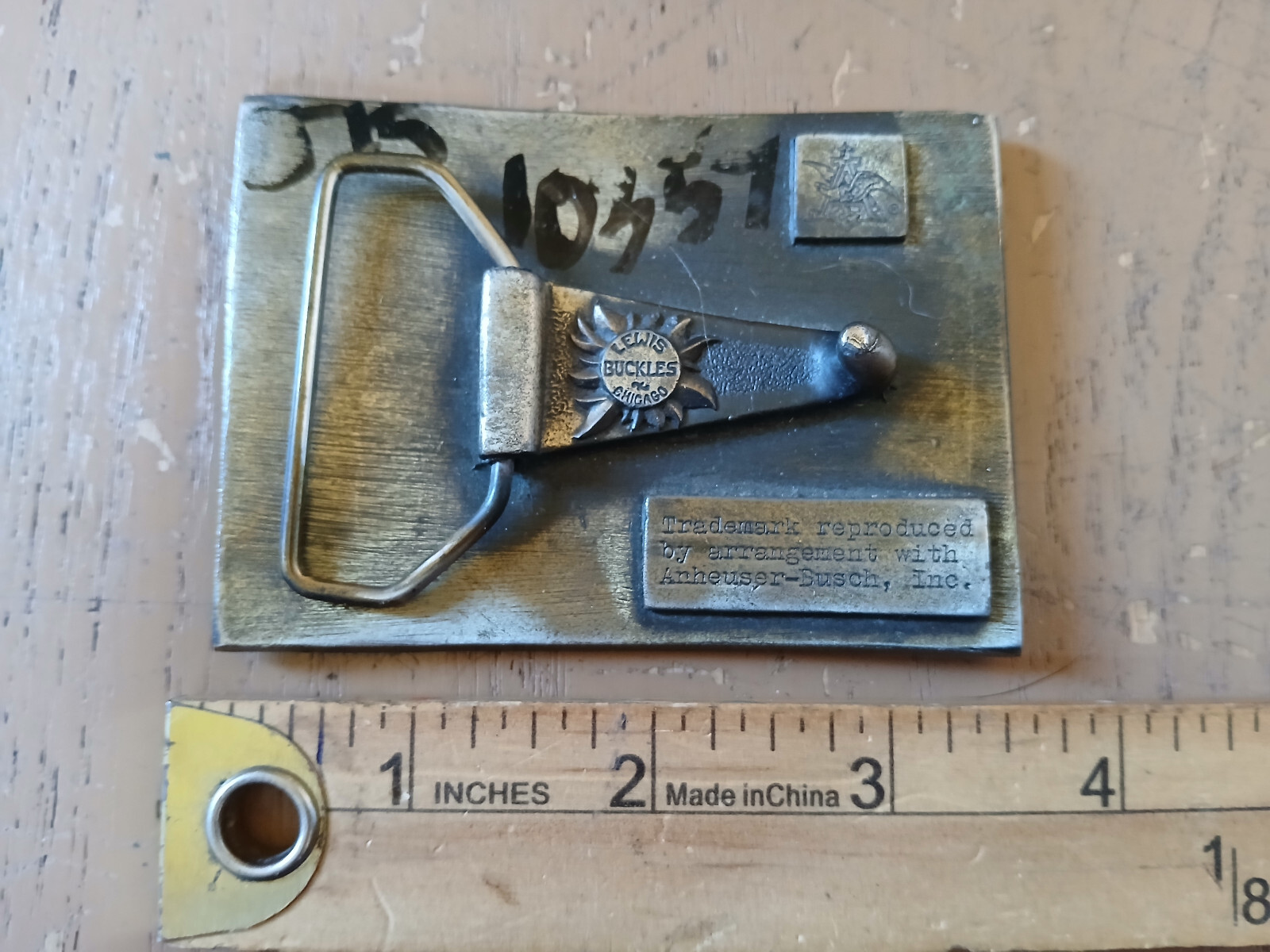 Budweiser Belt Buckle – Used