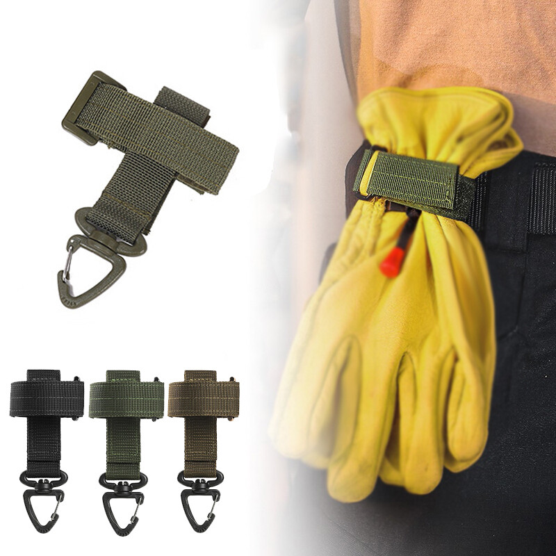 Belt Hanging Buckle Glove Hook Tactical Anti-lost Belt Buckle Rope Carrier Hook
