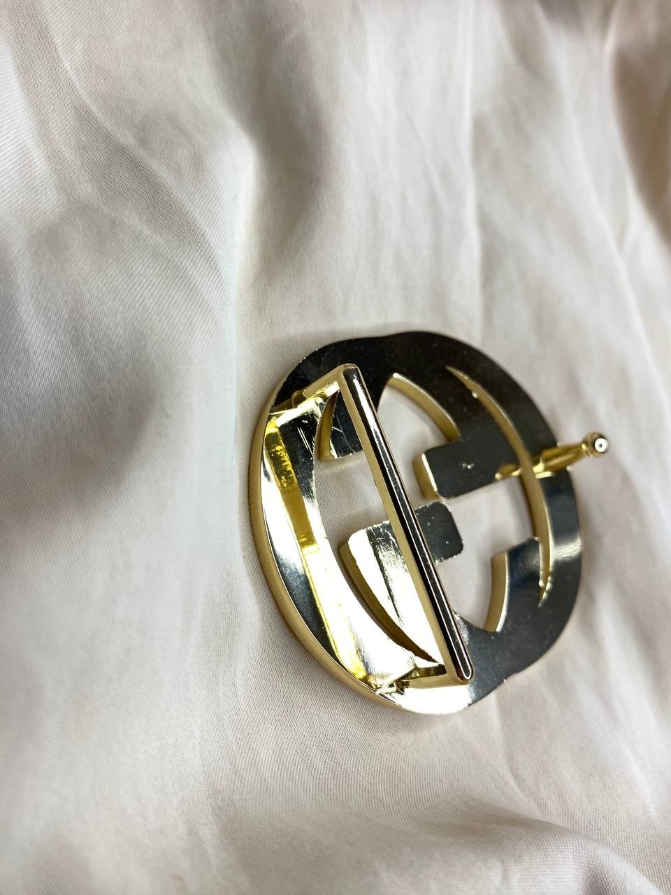 Double G 1.5` Belt Buckle Gold GG Logo 40 mm Replacement Buckle Designer Style