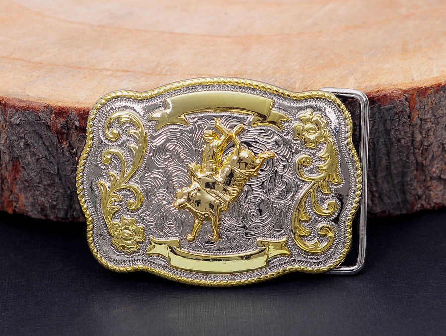 ROCK BULL RIDE RODEO LONG RODEO COWGIRL COWBOY TEXAS WESTERN SHINE BELT BUCKLE
