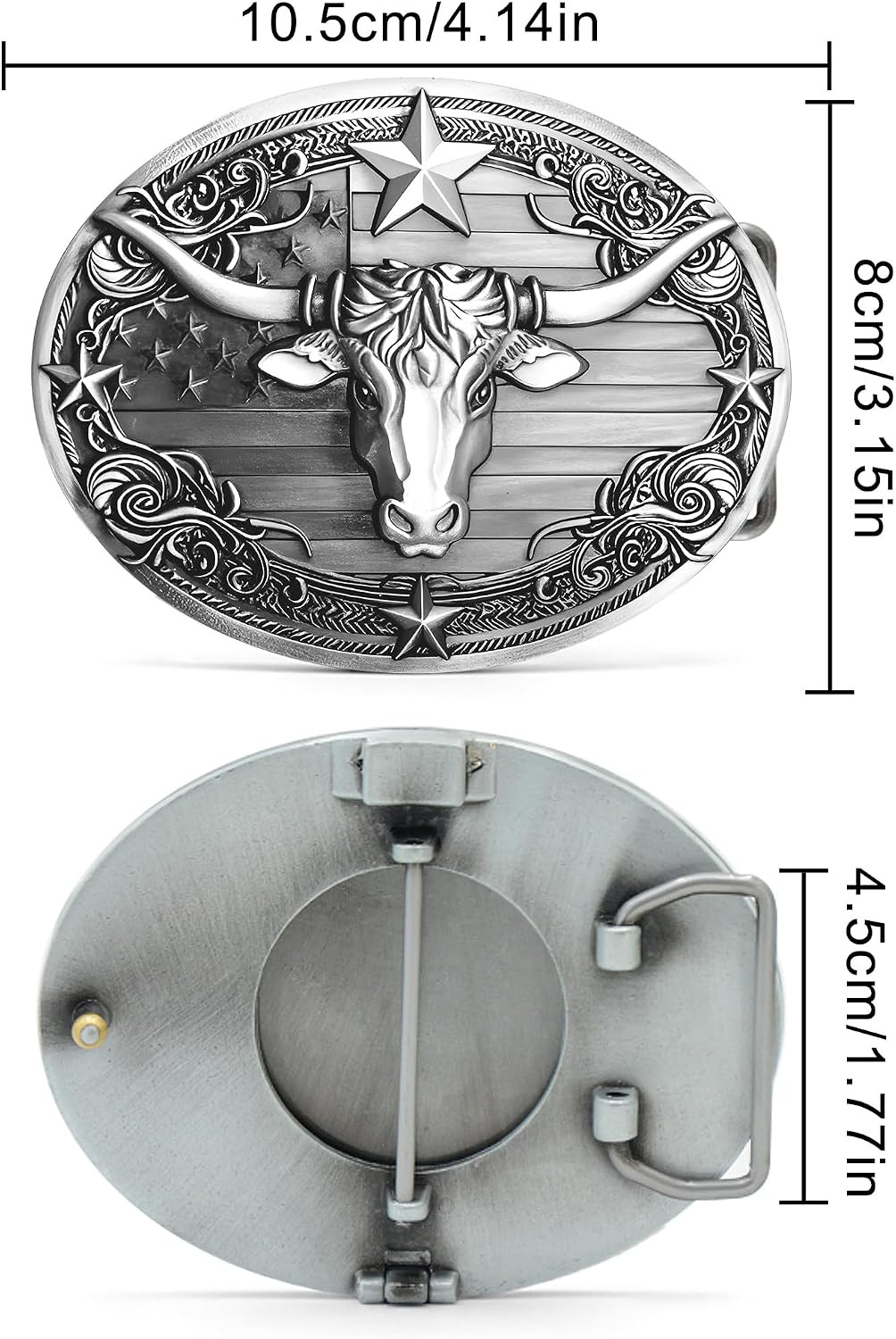 Western Belt Buckle Men: Big Belt Buckles Beer Holder Man| Western Cowboy Large