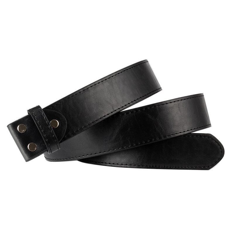 Handmade Full Grain Leather Men&rsquo;s Belt Cowboy Western Strap Without Buckle