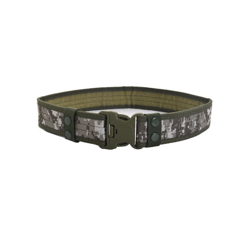 Outdoor Camouflage Tactical Belt Military Oxford Cloth Belt Mountaineering Belt