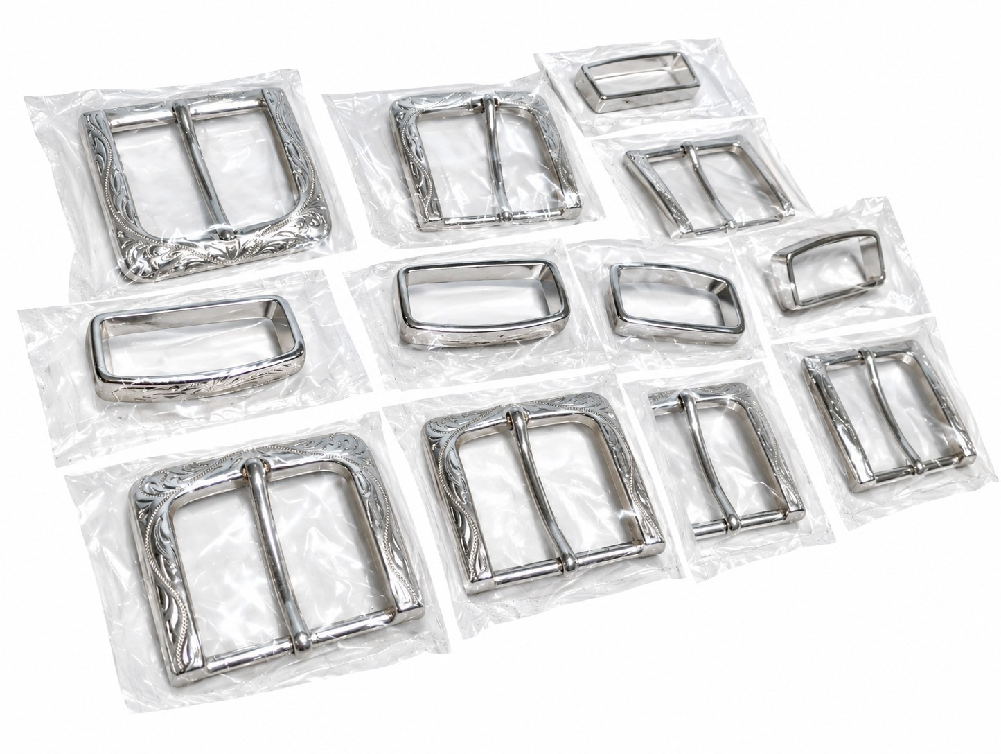 1 1/2 Belt Buckles With Keeper (7 Of Them)