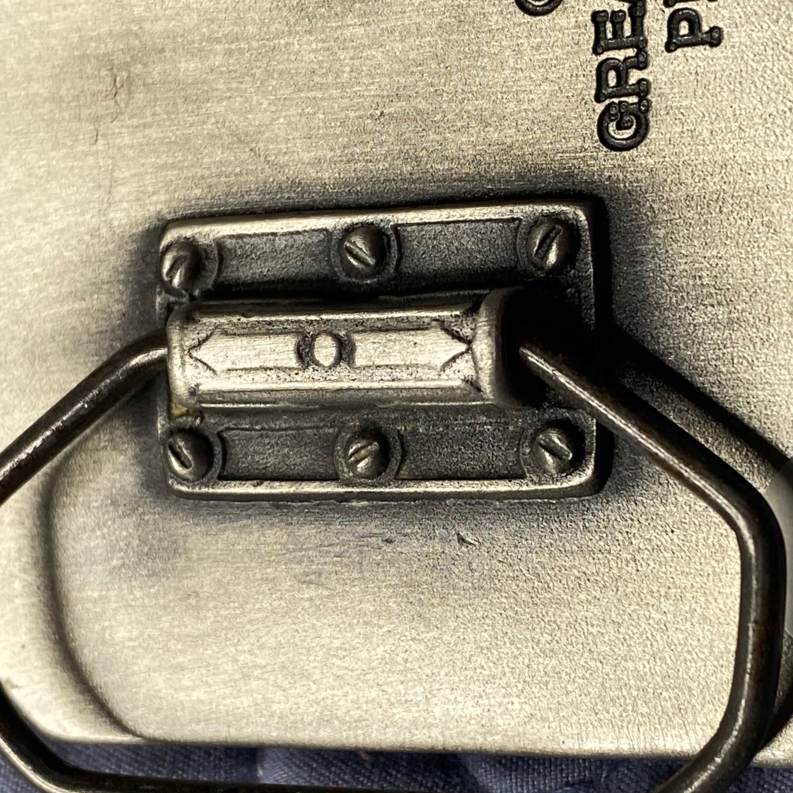 Great American Products Black and White Patterned Belt Buckle SKA PUNK 2004