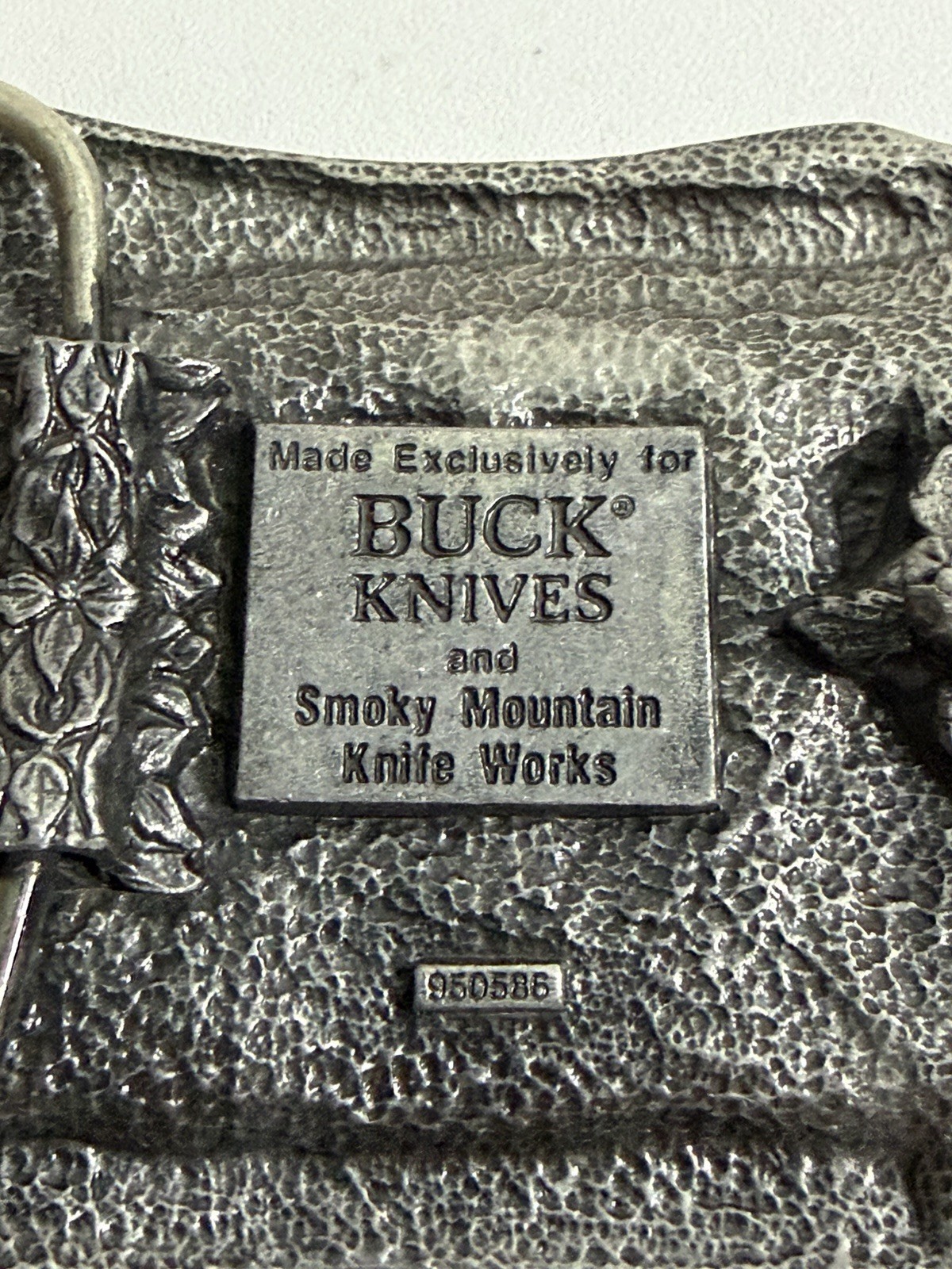 Vintage Buck Knives Belt Buckle Four Generations Of Knife Makers 950566