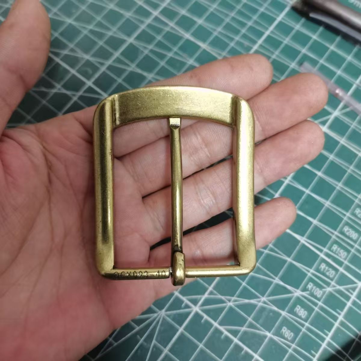 Belt buckle headneedle men&rsquo;s pure copper3.8cm accessory needle buckle waist belt