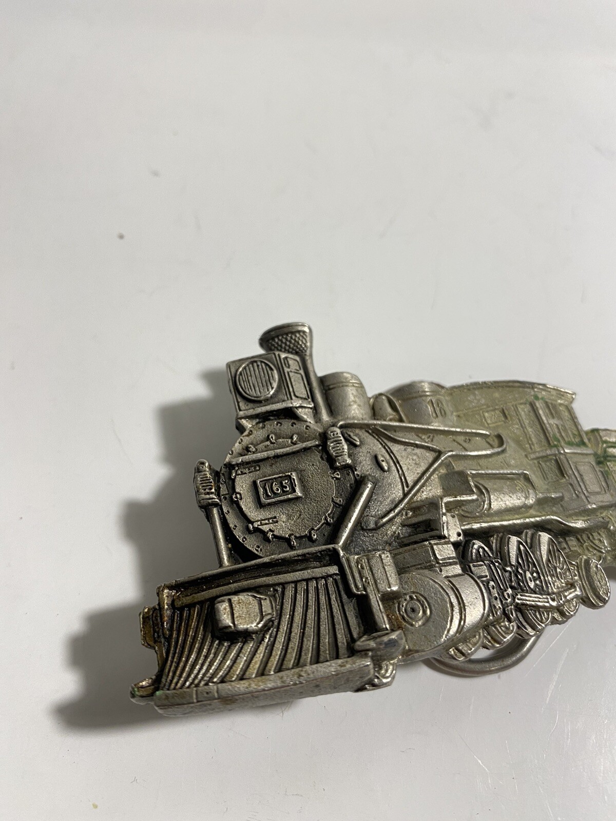 original 1981 Great American Buckle Co. Train Belt Buckle # 275 Made in the USA