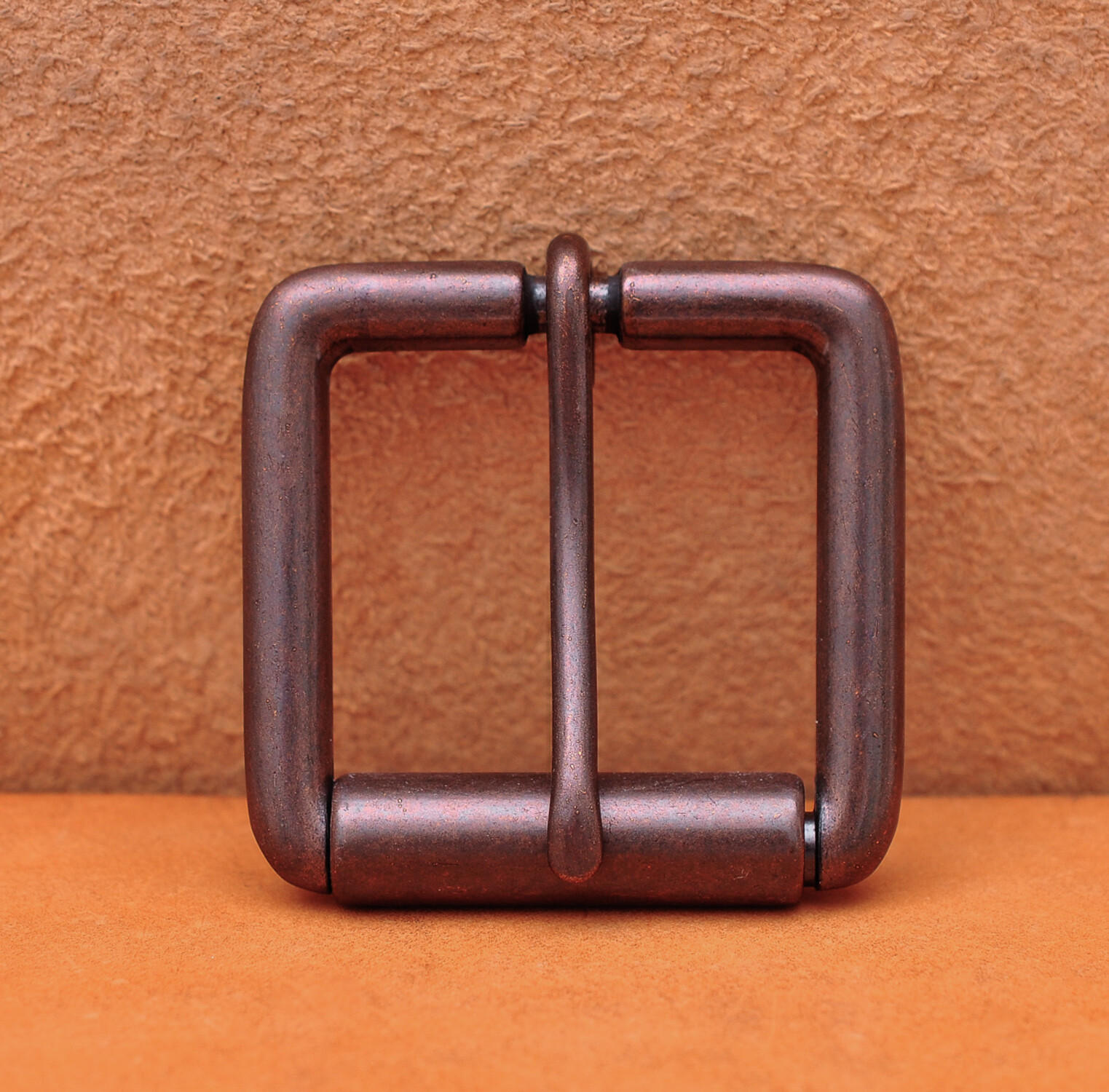 High Quaility Antique Copper Square Prong Pin Roller Belt Buckle for 40mm Belts