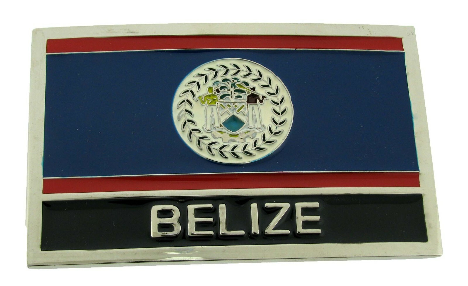 12 Pcs Belt Buckles Wholesale Lot Belize Central American Flag City Map Western
