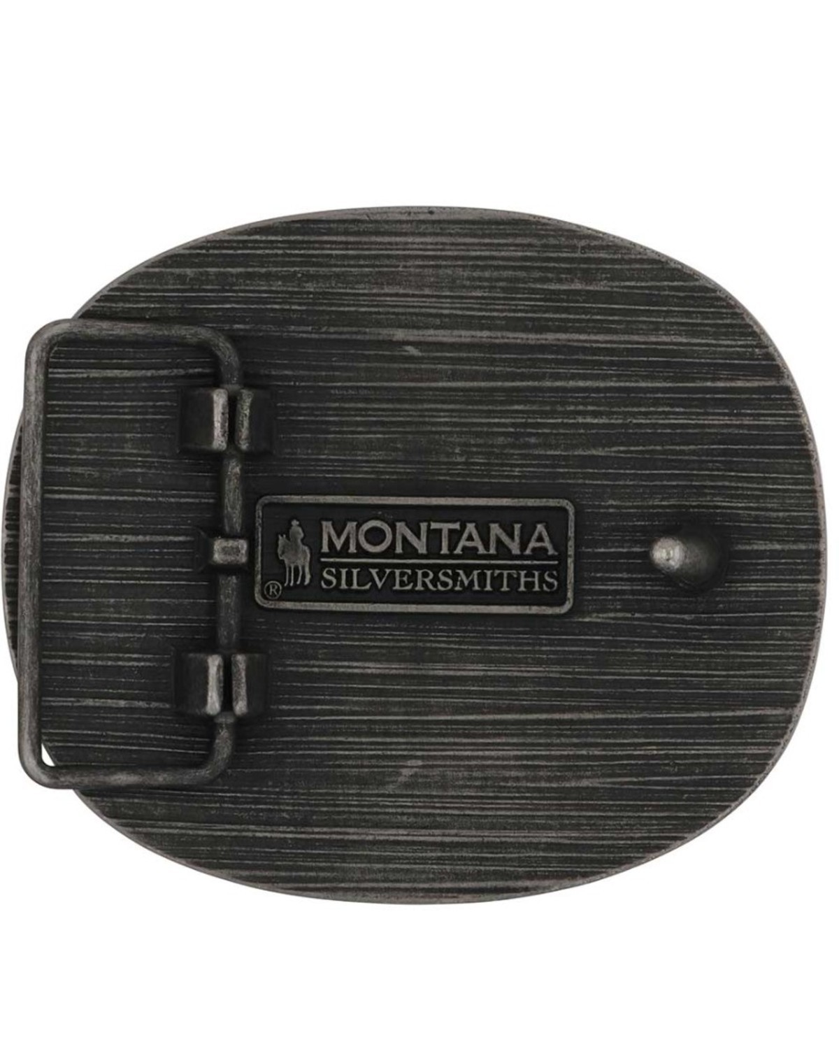Montana Silversmiths Men's Keep It Old School Whiskey Bent Buckle Silver