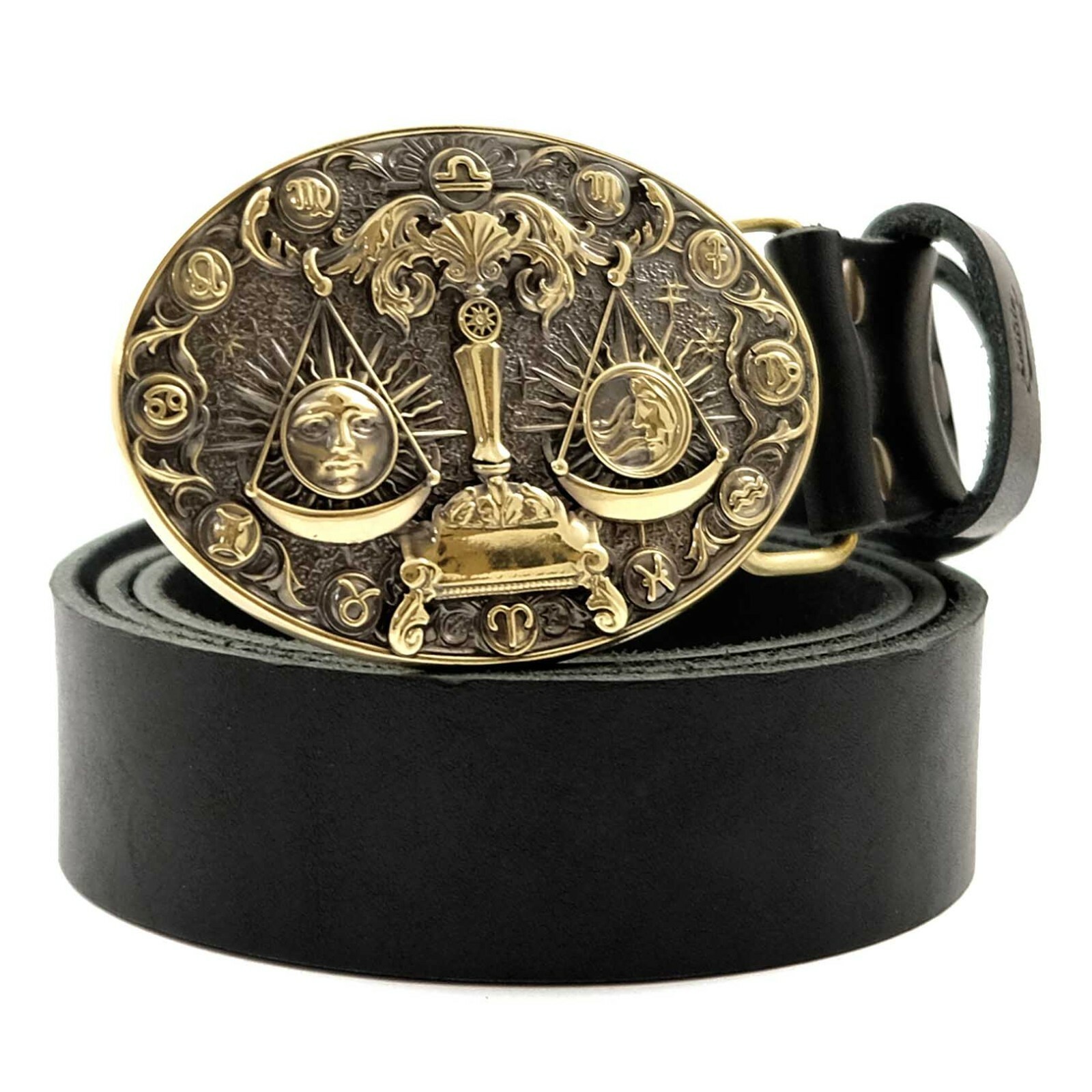 Libra belt buckle, Scales, Horoscope Astrological Zodiac Sign