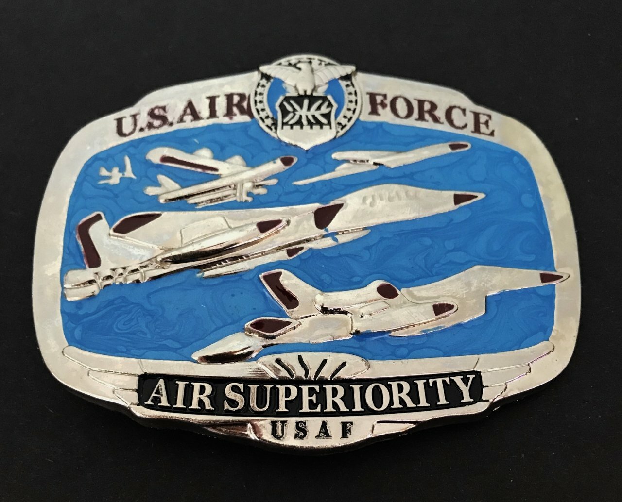 U.S. Air Force Military Fighter Planes Profession Belt Buckle