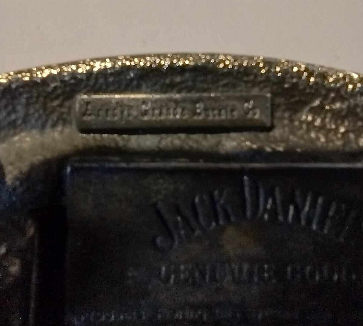 Jack Daniels Tennessee Whiskey Old Time Hand Made C-190 Belt Buckle 1989