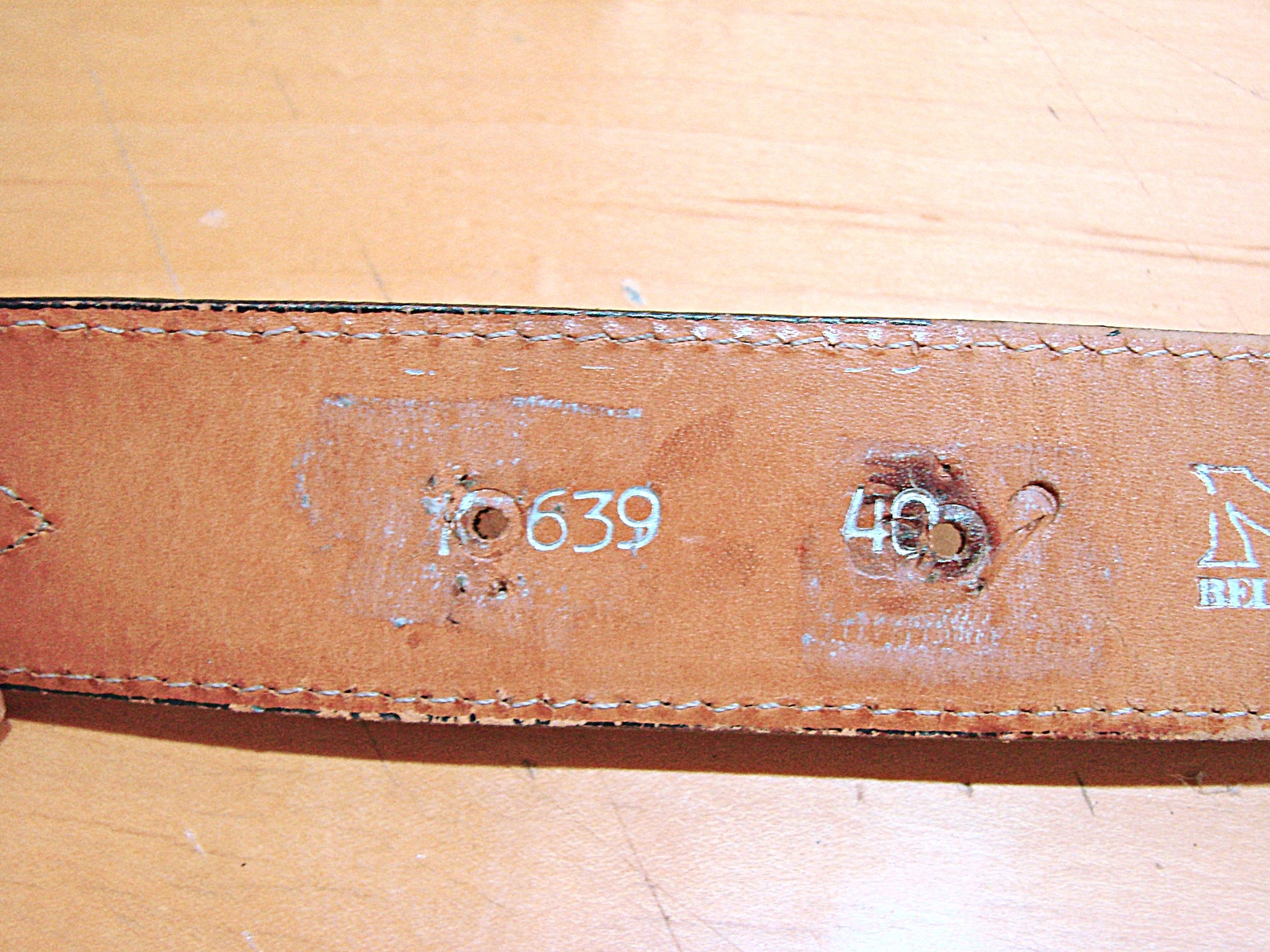 Nocona Leather Belt and 3D Flying Eagle Siskiyou Buckle Size 40 Vintage 1982 USA