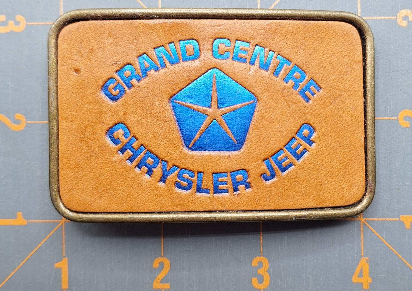 Belt Buckle , Grand Centre , Chrysler Jeep , Leather