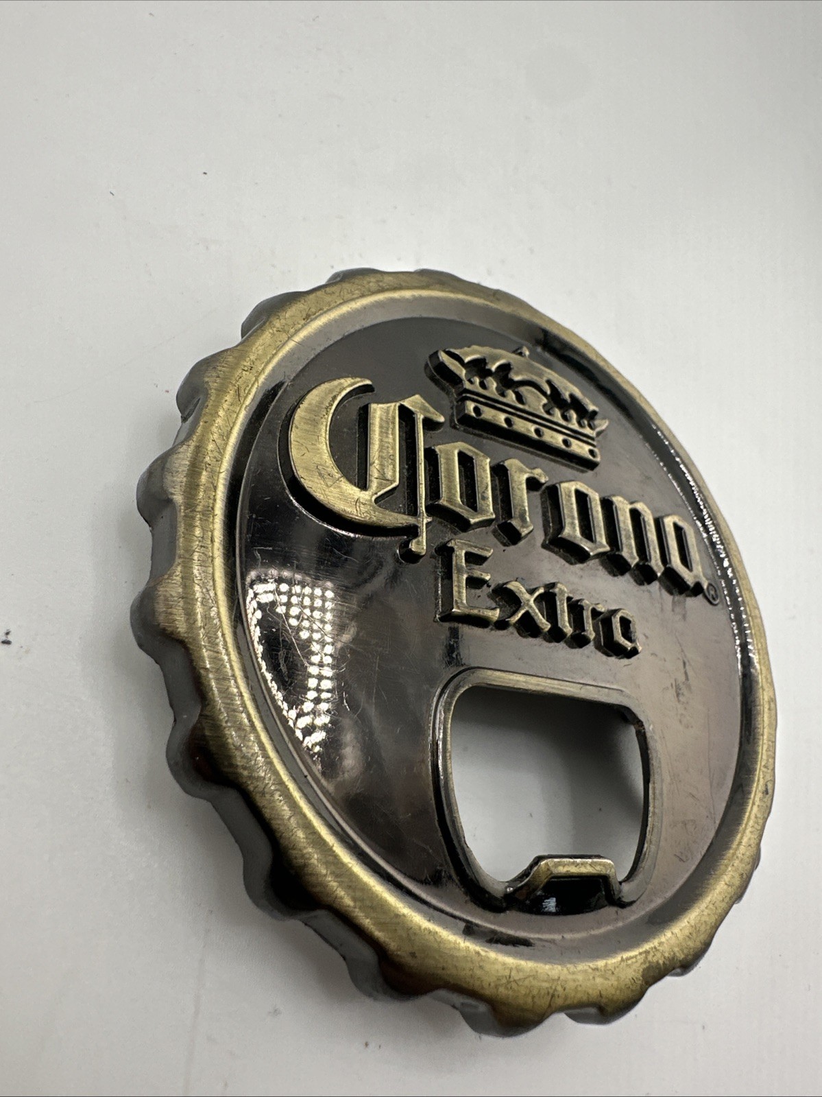 Belt Buckle Corona Bottle Opener Buckle 9.8×6.8cm Suit 4cm Belt Width