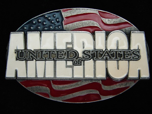 QA11175 REALLY COOL **UNITED STATES OF AMERICA** COMMEMORATIVE BELT BUCKLE