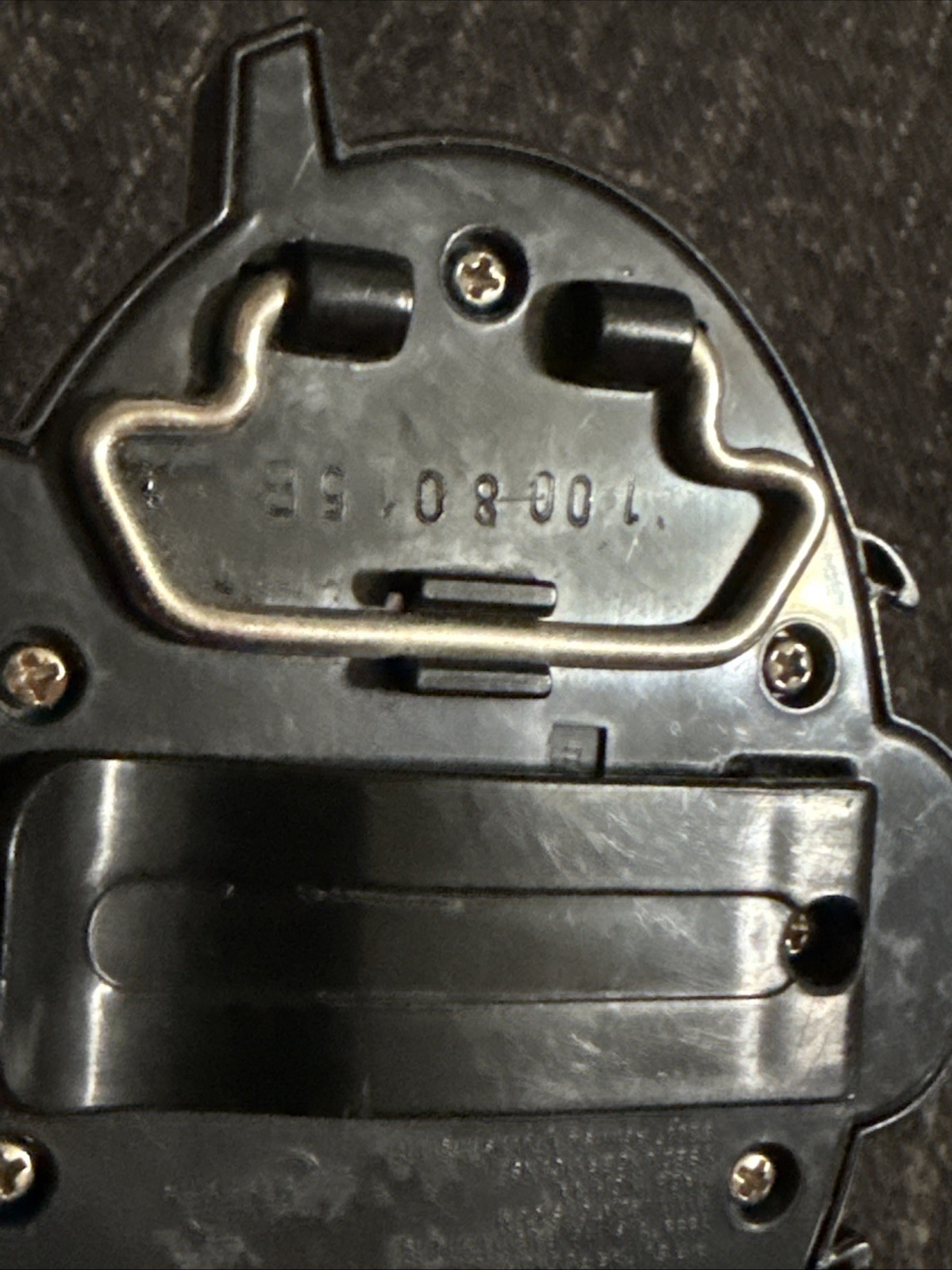 Plastic Guitar Hero Belt Buckle With Skull & Flames