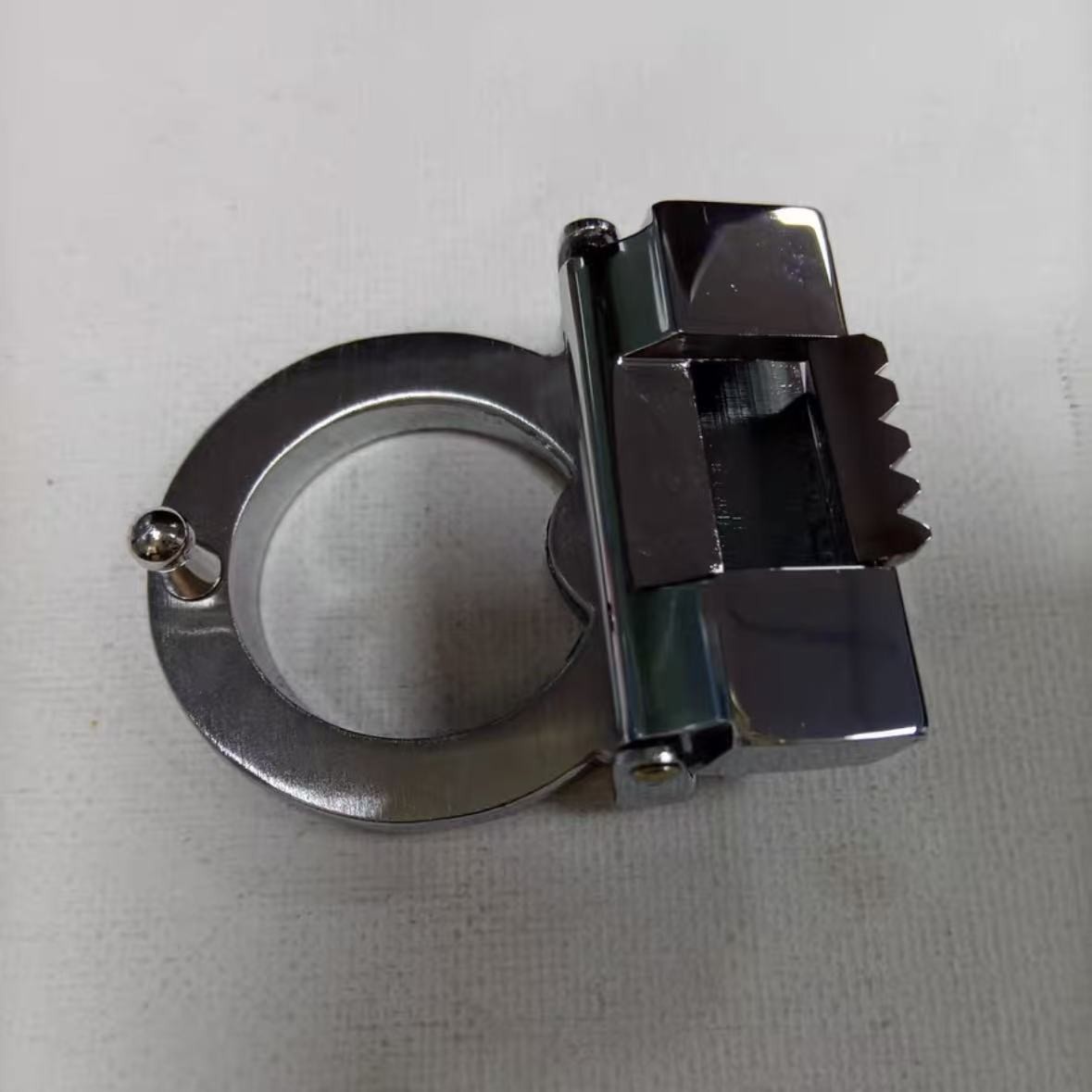 Ferragamo Polished Silver-Tone Copper Belt Buckle fits 3.3-3.4cm wide Belts
