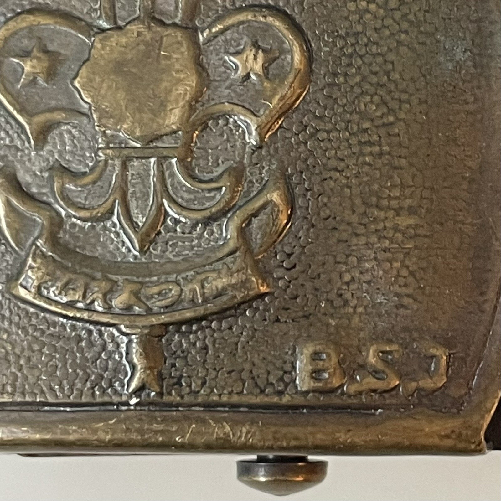 Boy Scouts of Japan BSJ Belt Buckle Circa 1970 1.75 x 1.5 inches