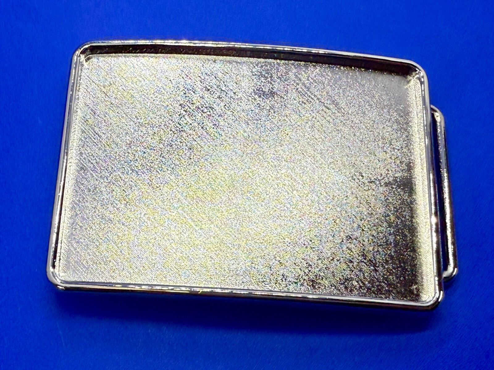 Rectangular Silver Color Craft Project Belt Buckle Make your own DIY Design!