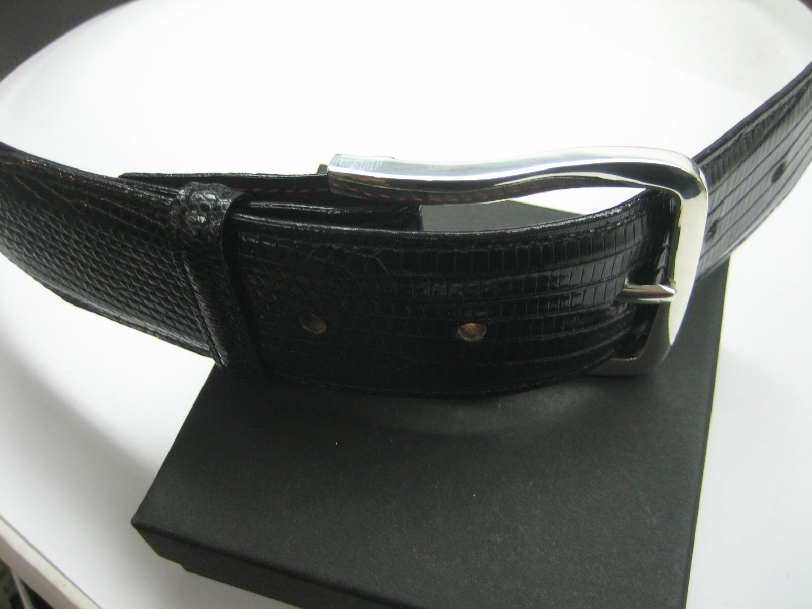 STERLING SILVER 925 BUCKLE AVAILABLE FOR 1&Prime; 1-1/8&Prime; 1-1/4&Prime; 1-3/8&Prime; 1-1/2&Prime; BELTS