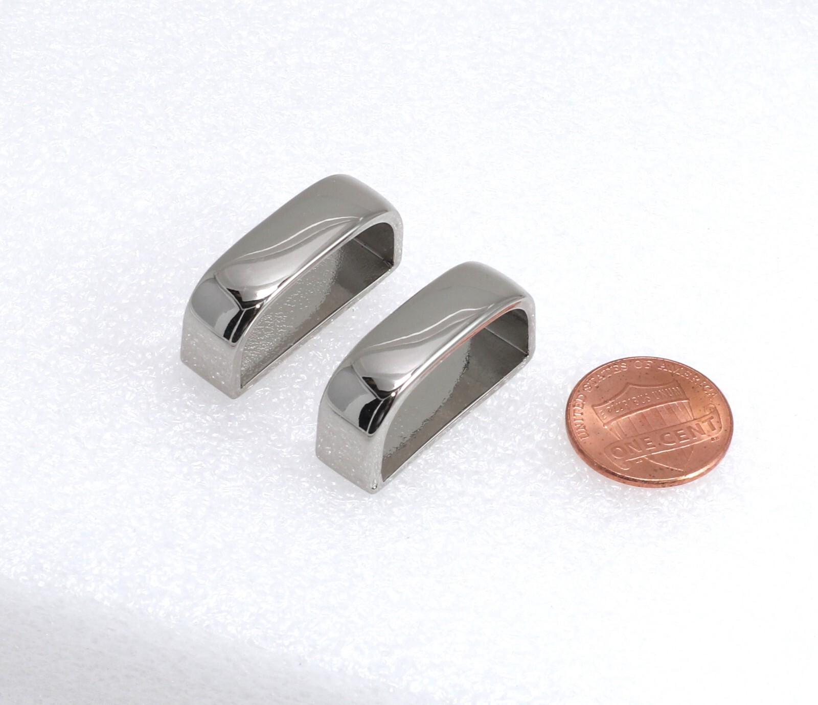 New 1&Prime; 25mm belt keeper(#35B) 2pcs for man/women casual nickel finish USA