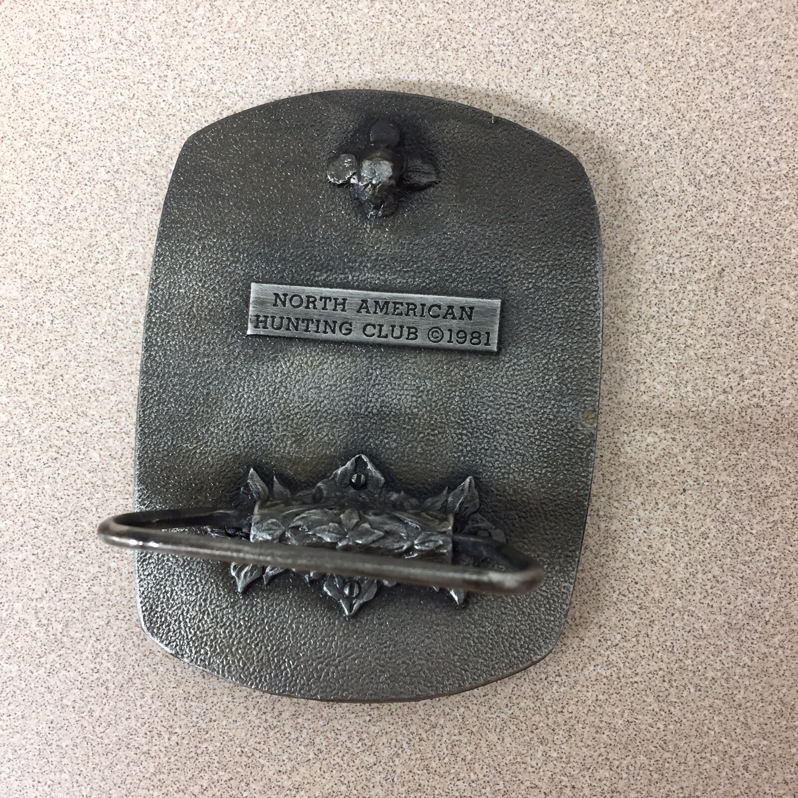 North American Hunting Club Life Member David Belt Buckle 1981 AR110