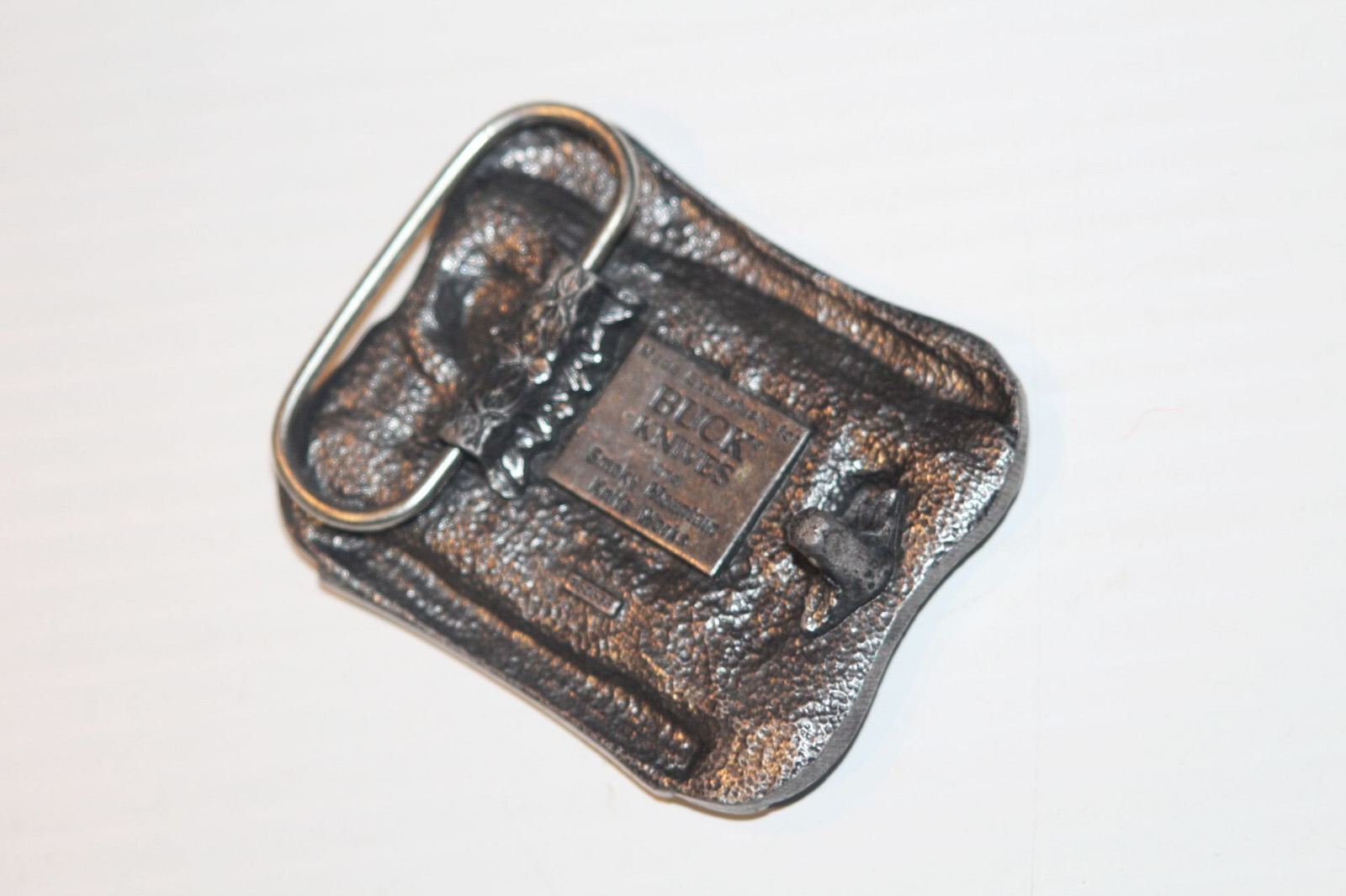 Vintage Buck Knife Belt Buckle – Four Generations of Knife Makers Smoky Mountain