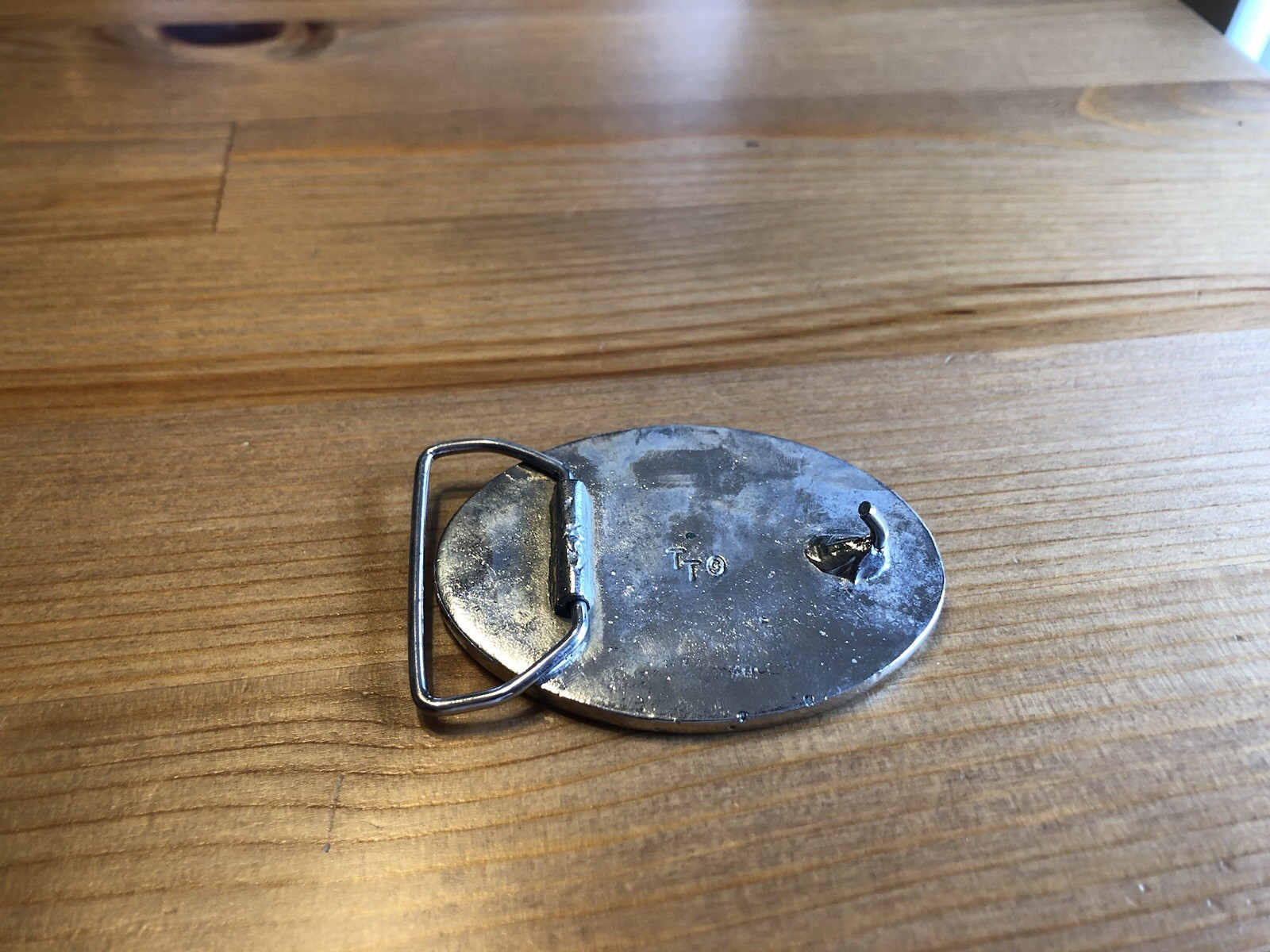 Two Horses Belt Buckle