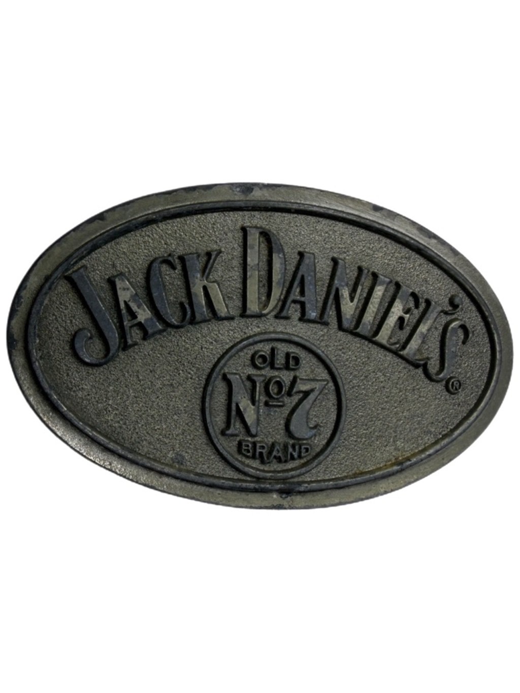 Jack Daniel’s Old No. 7 Belt Buckle – 2008 Vintage Collectible – Oval Metal