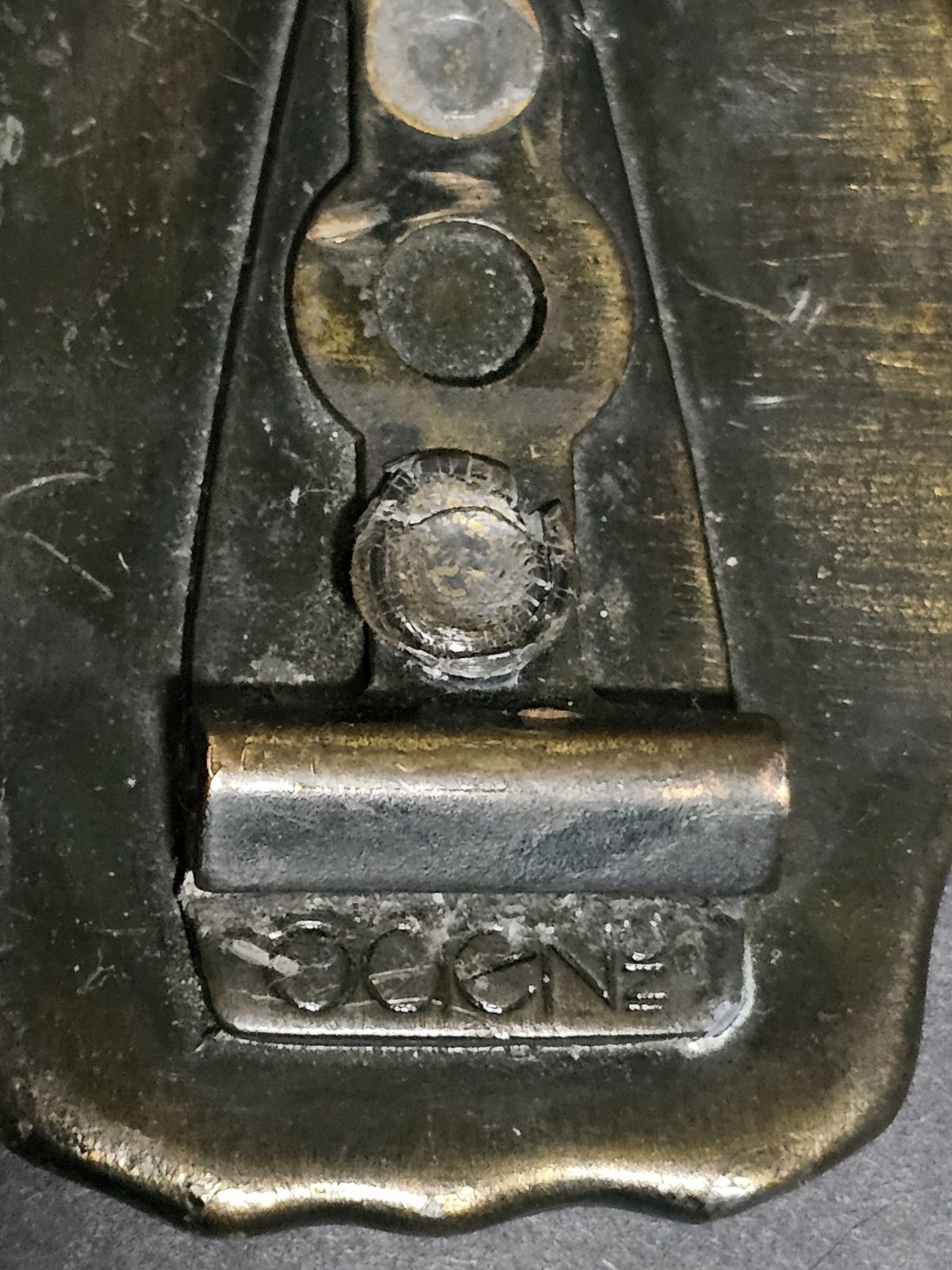 1970s Oden Inc. Brass/Bronze « Steve » Belt Buckle Personalized Name