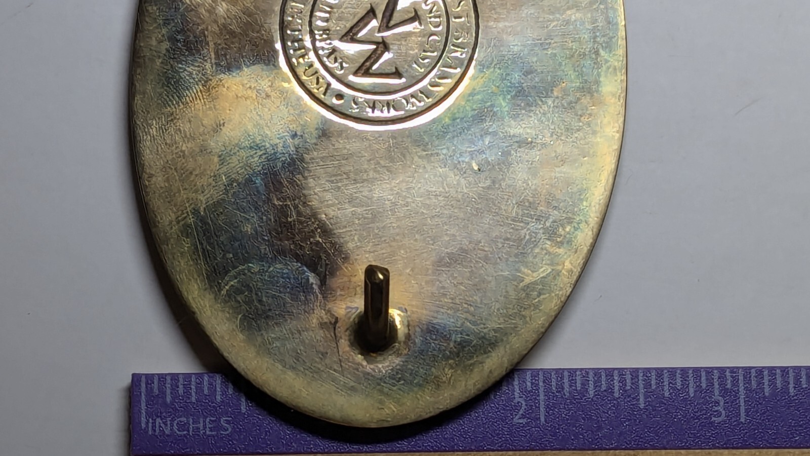 VINTAGE MAINE ANTIQUE POWER ASSN. BELT BUCKLE NORTHWEST BRASS WORKS