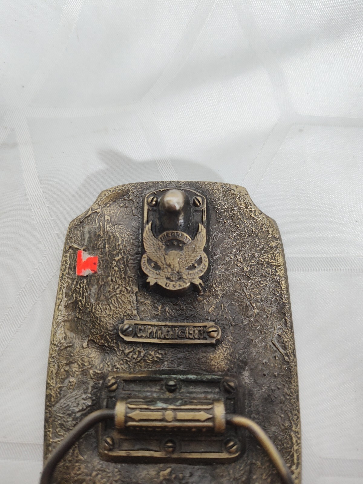 Classic American 4-4-0 Belt Buckle 1983 #1088 Steam Locomotive Used