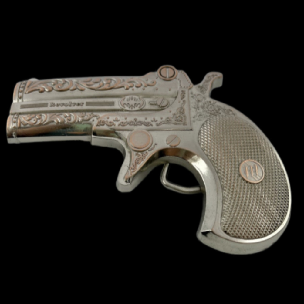 Western Revolver Handguns Guns Cool Belt Buckle Boucle De Ceinture