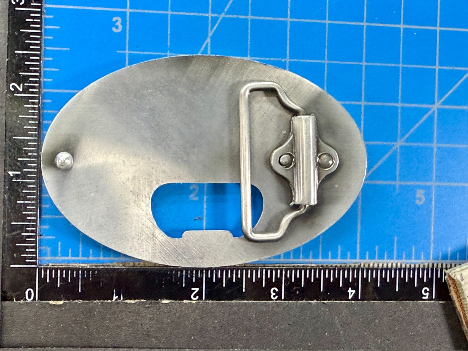 Got Beer Novelty Blue Enameled Funny Bar Pick Up Belt Buckle With Bottle Opener